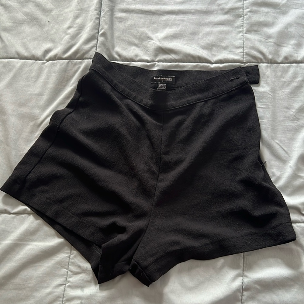 American apparel high waisted shorts